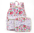 Floral Ruffle Backpack
