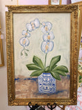 24x36 Framed Orchid Painting