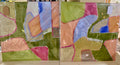 12x12 Unframed Abstract Paintings - Set