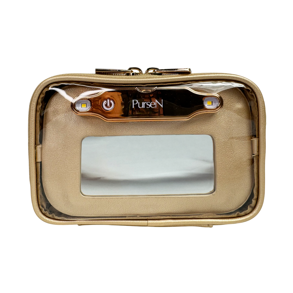 LITTMINI • Lighted Mirror Case • Gold