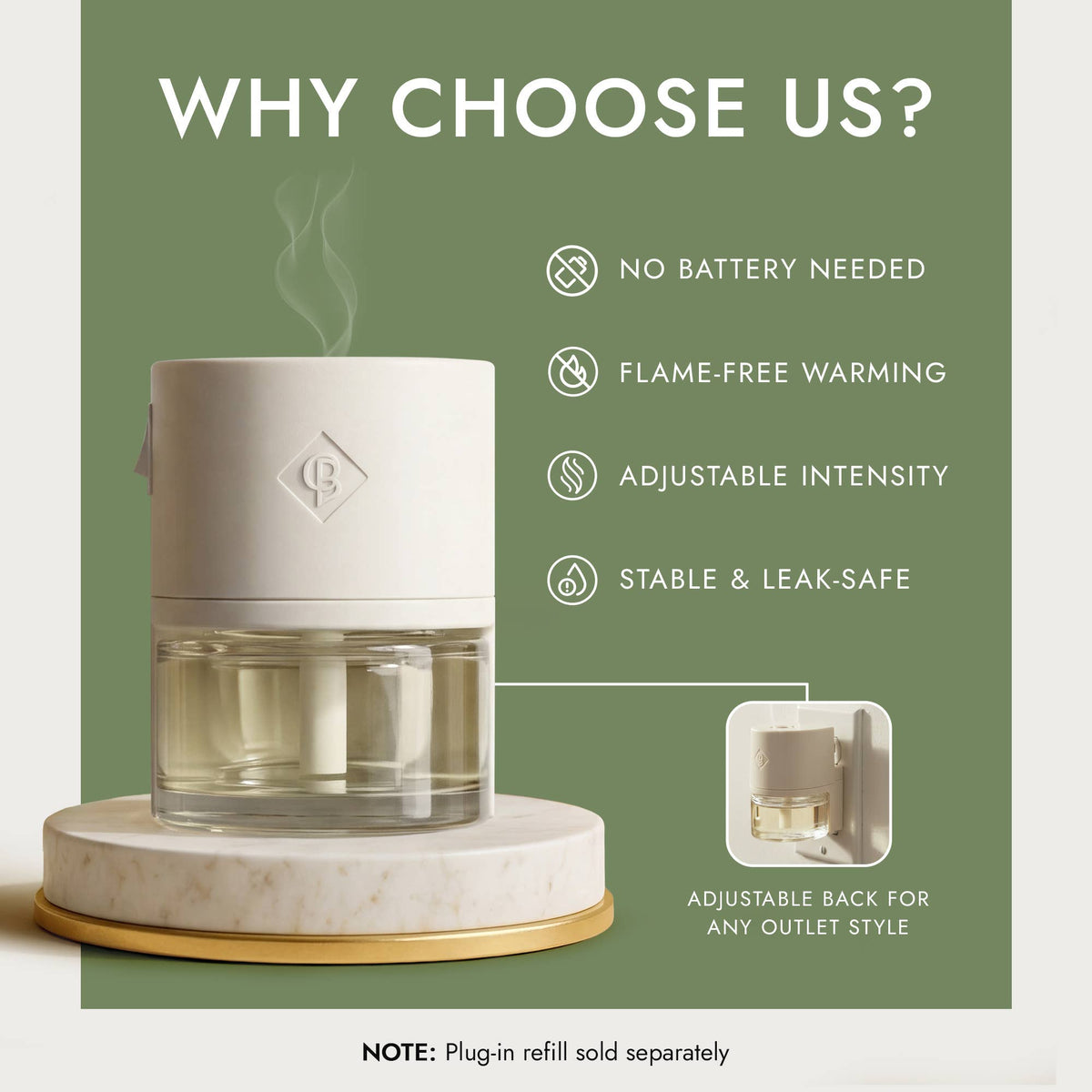 Electric Warmer Unit (Plugin Wall Diffuser)