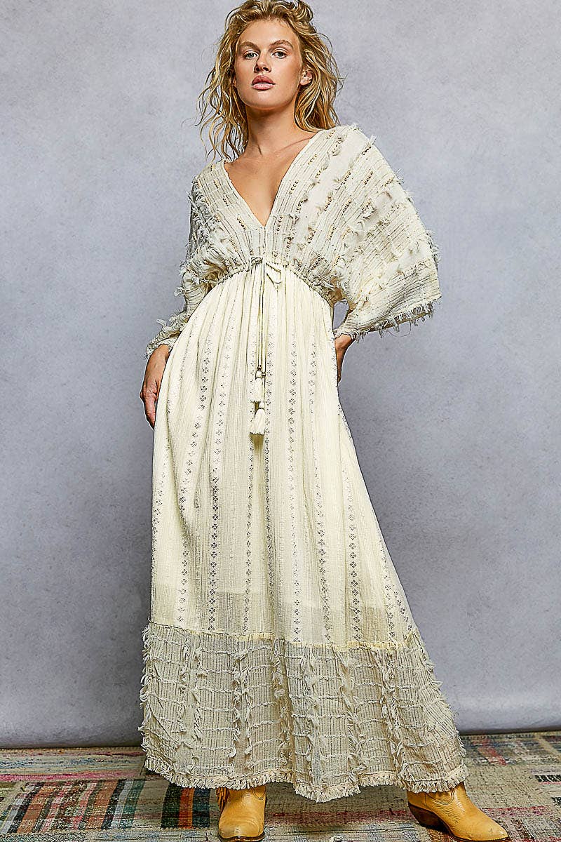 Button Down Linen Maxi Dress