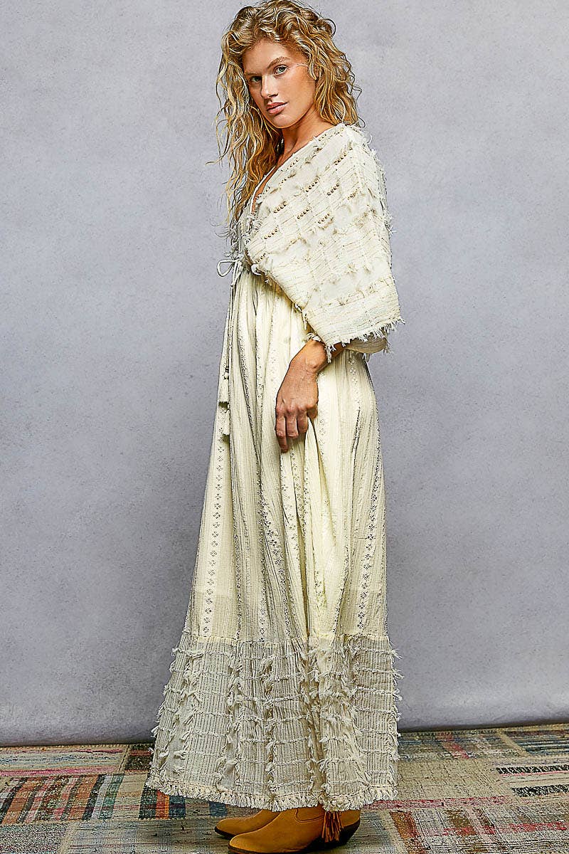 Button Down Linen Maxi Dress