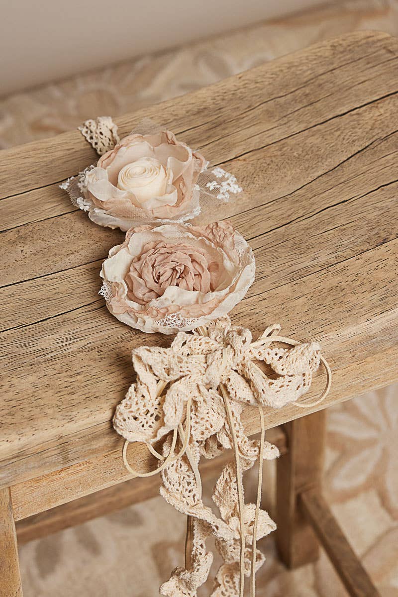 Handmade Crochet Flower Casual Layering Belt