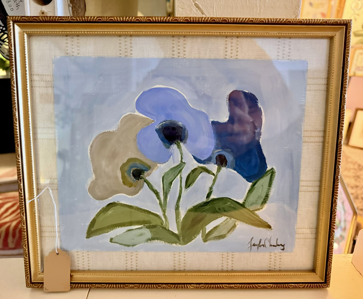 Framed Pansies