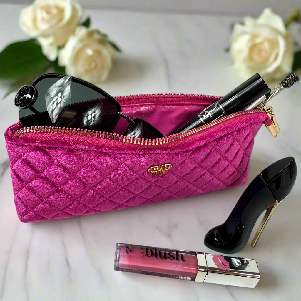 Sleek Stash Go-To-Case - Fuchsia Velvet