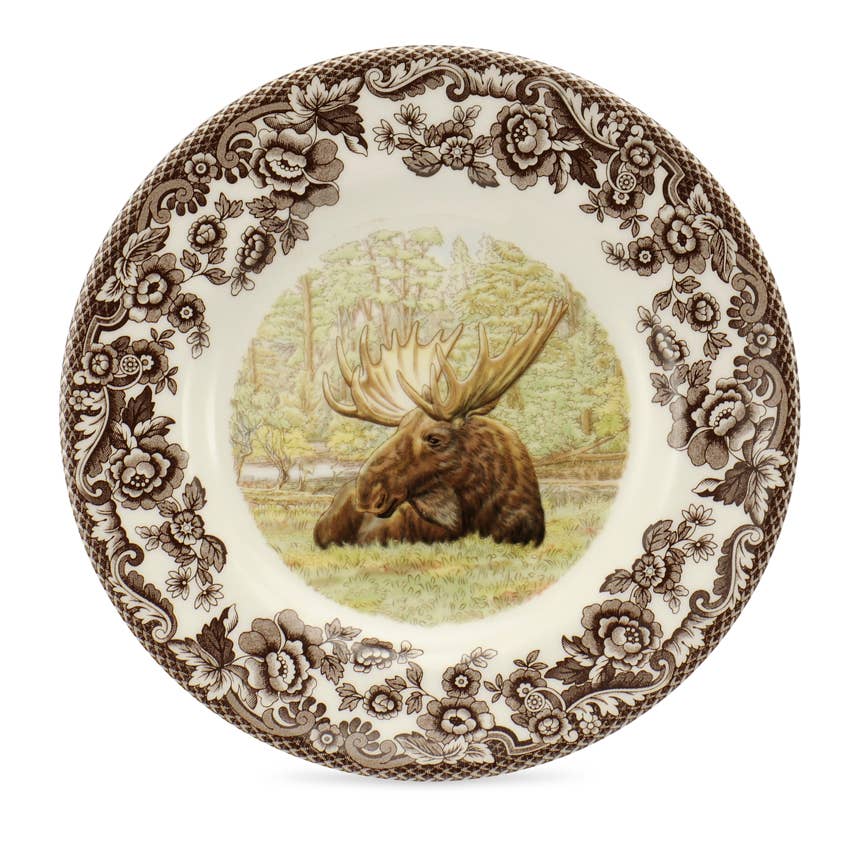 Spode Woodland Bread and Butter Plate 6 inch (Moose)