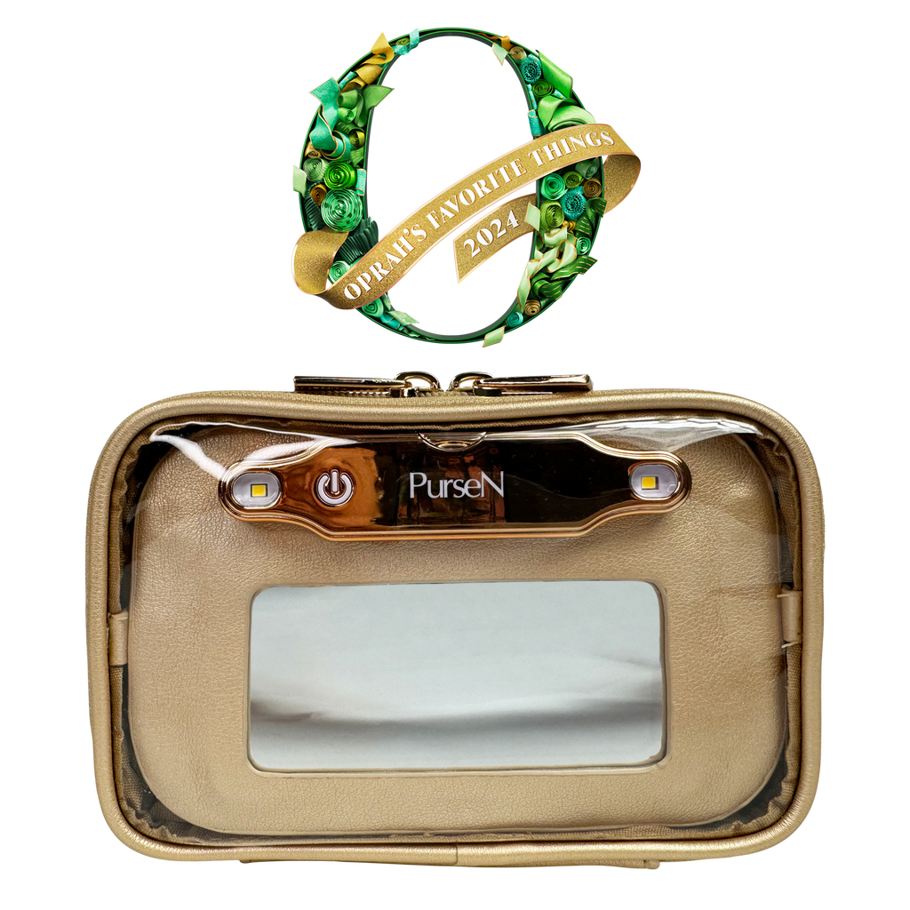 LITTMINI • Lighted Mirror Case • Gold