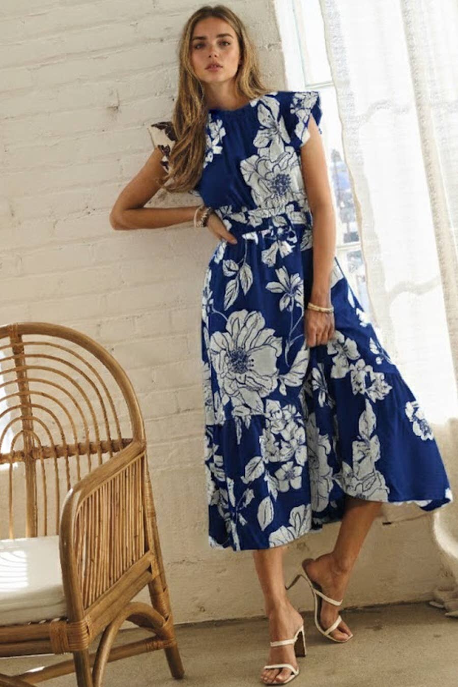 Flutter Sleeve Dress