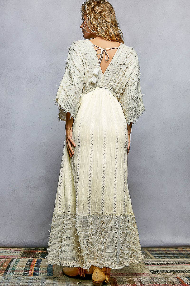 Button Down Linen Maxi Dress