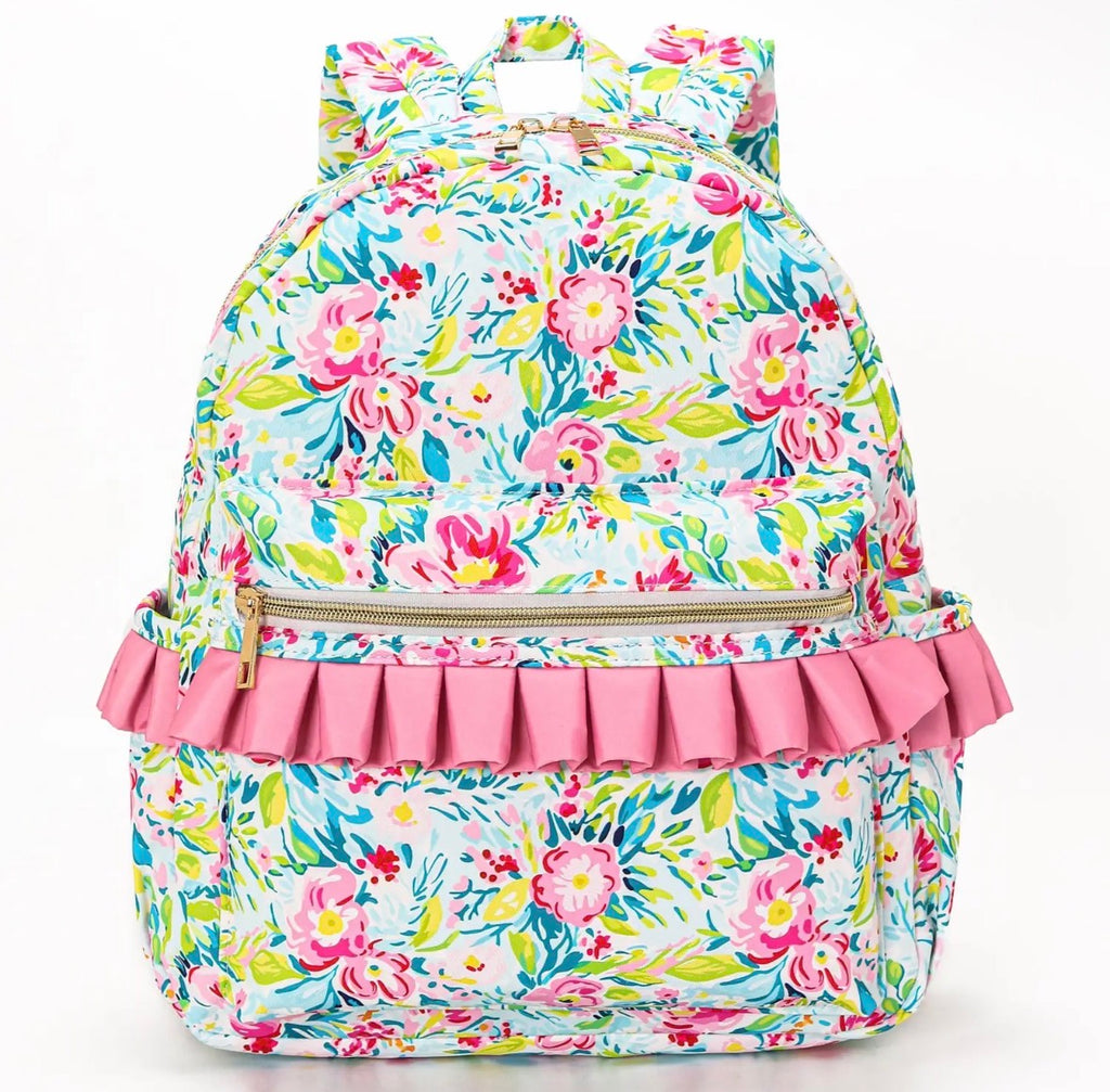 Watercolor Roses Backpack