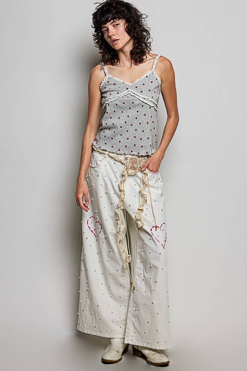 Handmade Crochet Flower Casual Layering Belt
