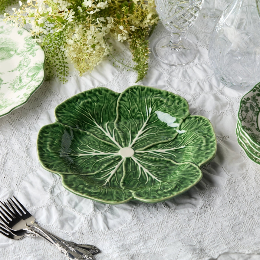 Le Jardin Cabbage Dinner Plate 11in