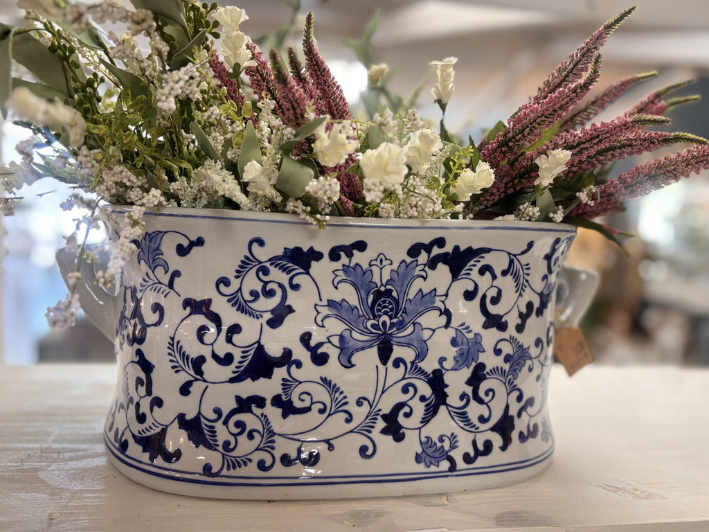 Chinoiserie Foot Bath Planter
