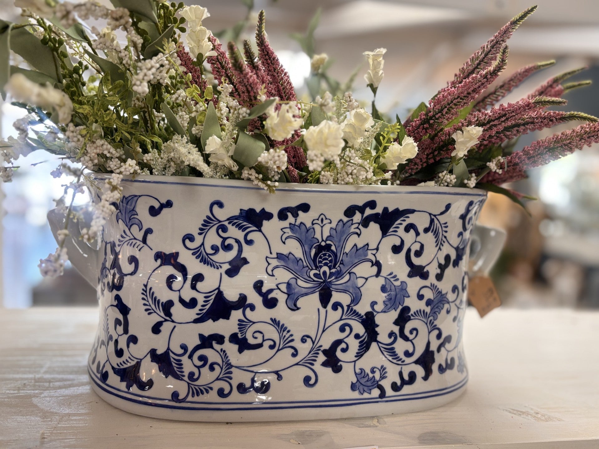 Chinoiserie Foot Bath Planter
