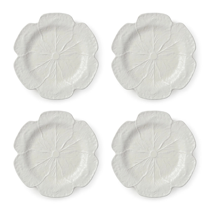 Le Jardin White Cabbage Dinner Plate