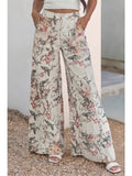 Floral Vintage Shift Wide Leg Jeans