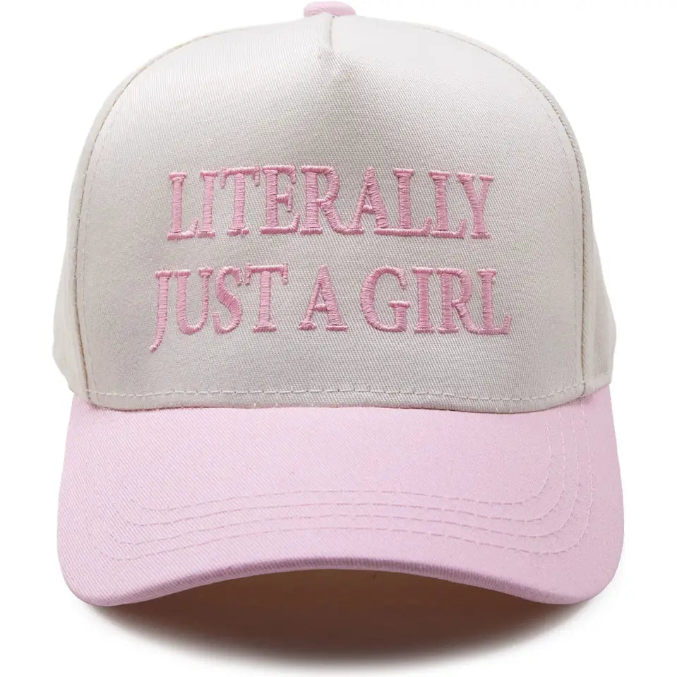Literally Just A Girl Children's hat