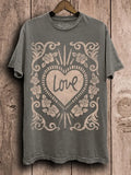 Love Floral Graphic Tee