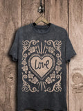 Love Floral Graphic Tee