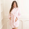 Pink Toile Robe