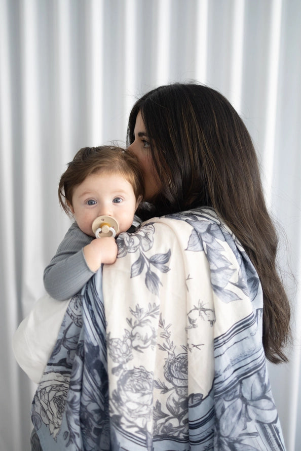 The Garden Window Muslin Blanket
