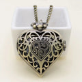 Treasured Heart Pocket Watch Necklace