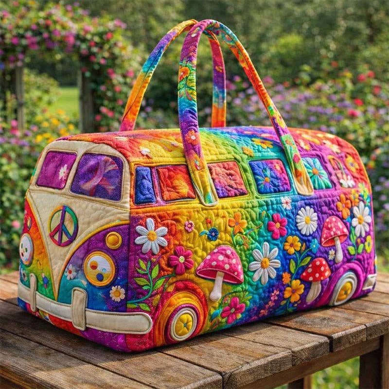 Hippie Van Duffle Bag