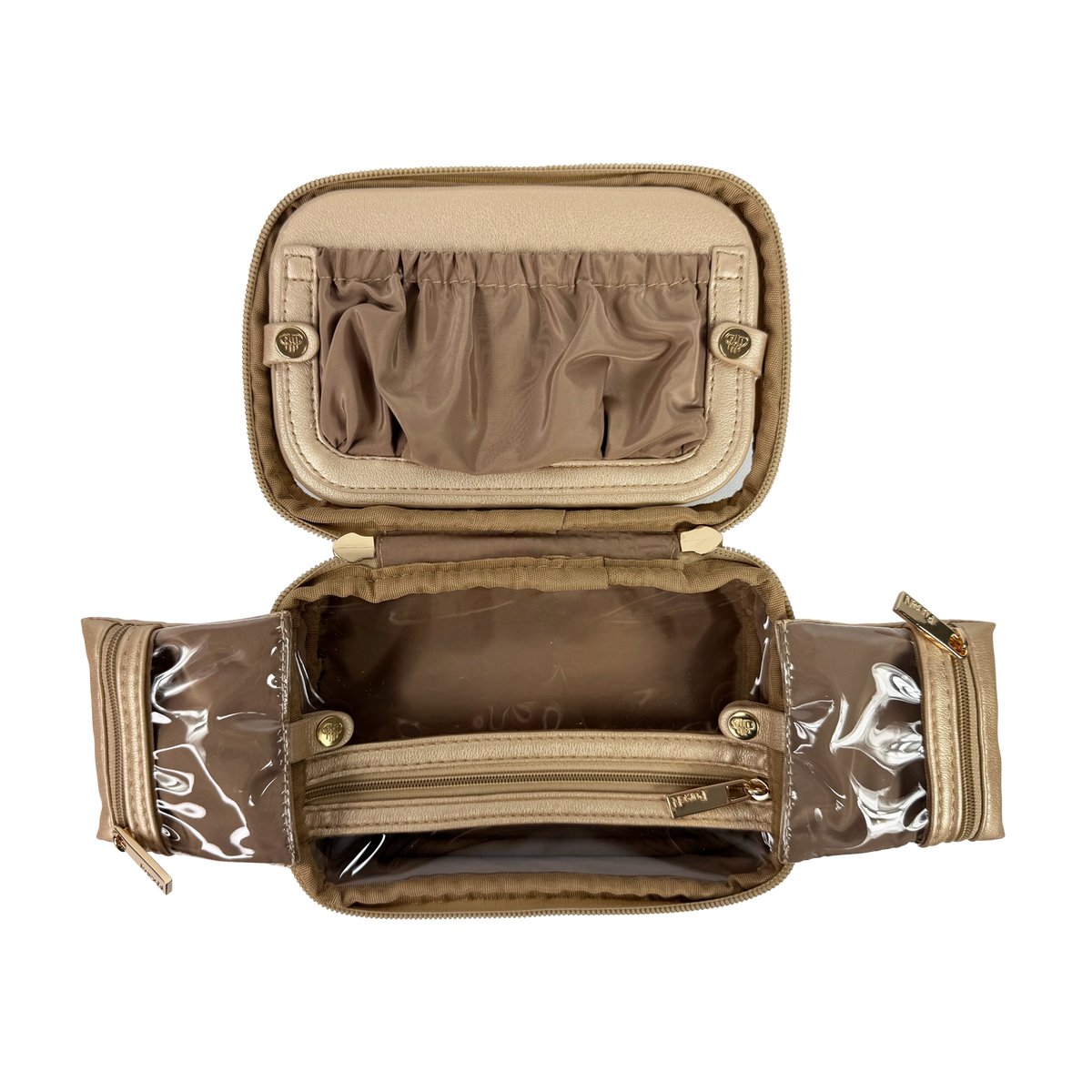 LITTMINI • Lighted Mirror Case • Gold