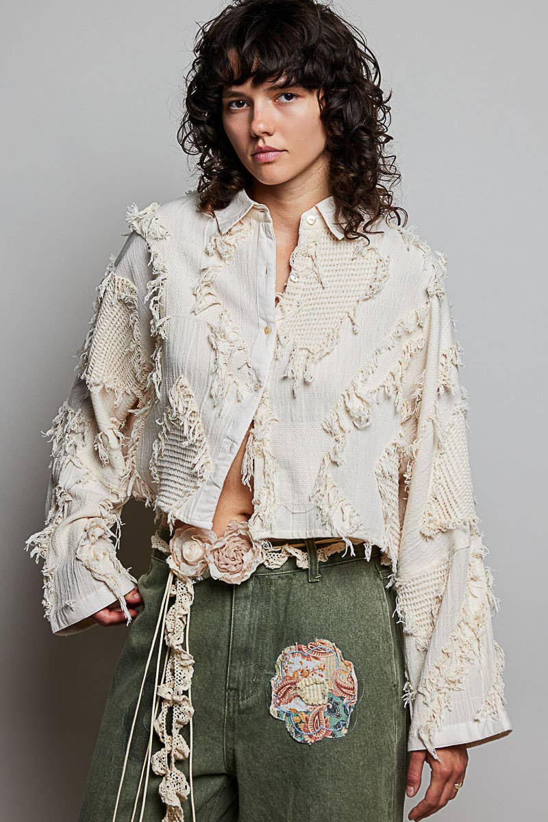 Handmade Crochet Flower Casual Layering Belt