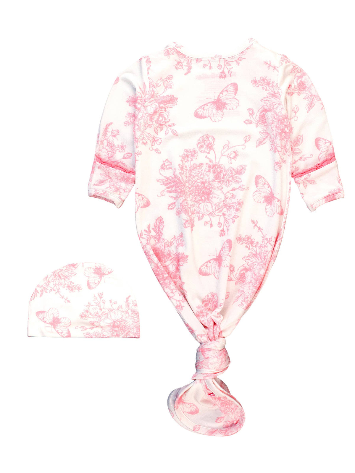 Pink Toile Mommy & Me Gown Set