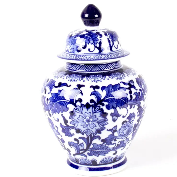 11" Chinoiserie Ginger Jar