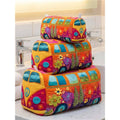Hippie Van Quilted Makeup Bag