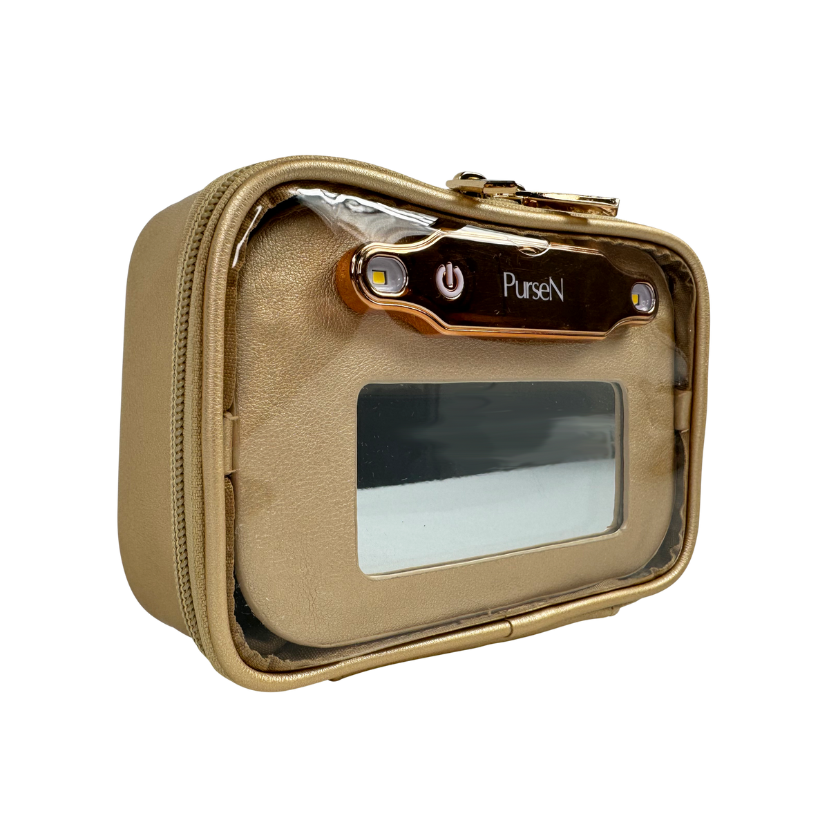 LITTMINI • Lighted Mirror Case • Gold