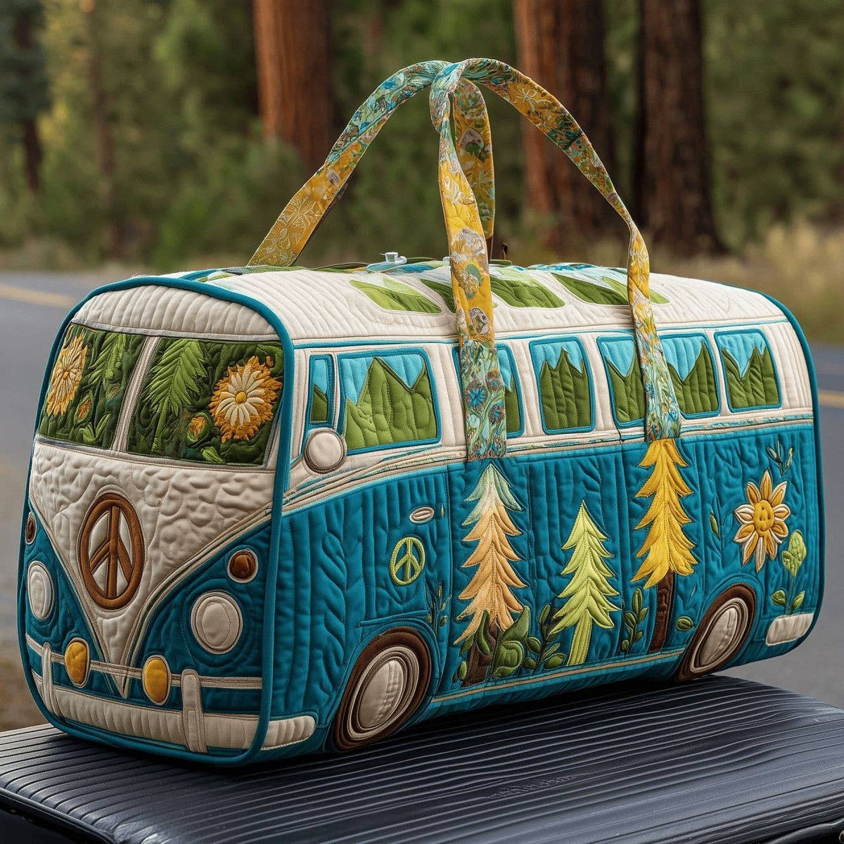 Hippie Van Duffle Bag
