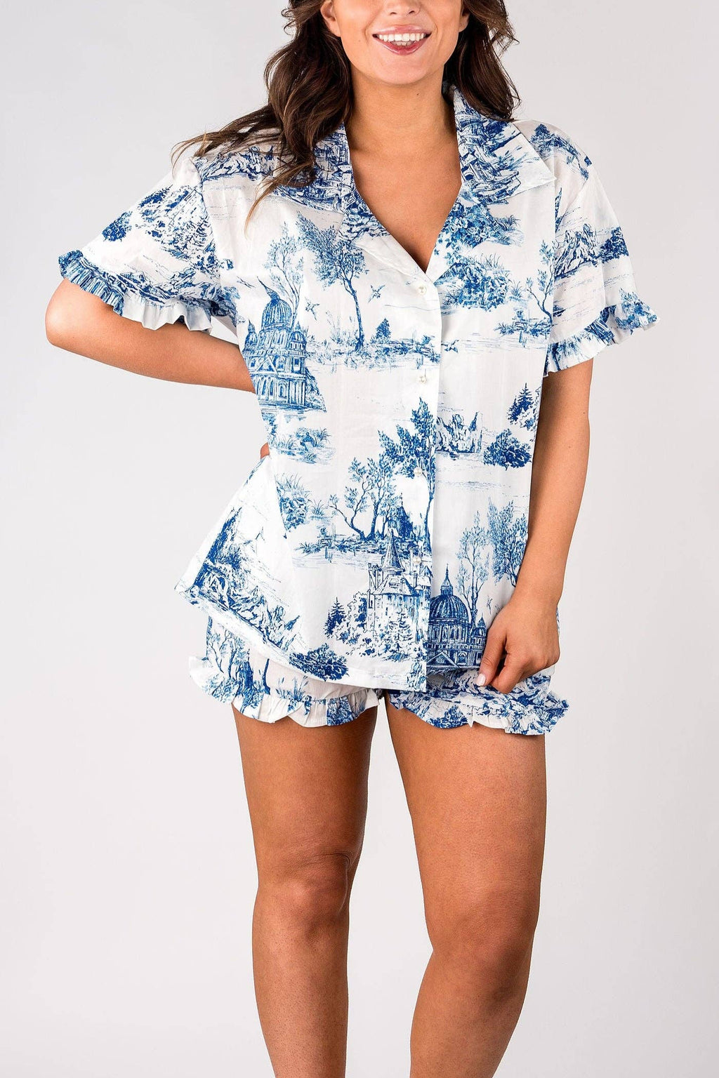 Colette Short Sleeve Lounge Top